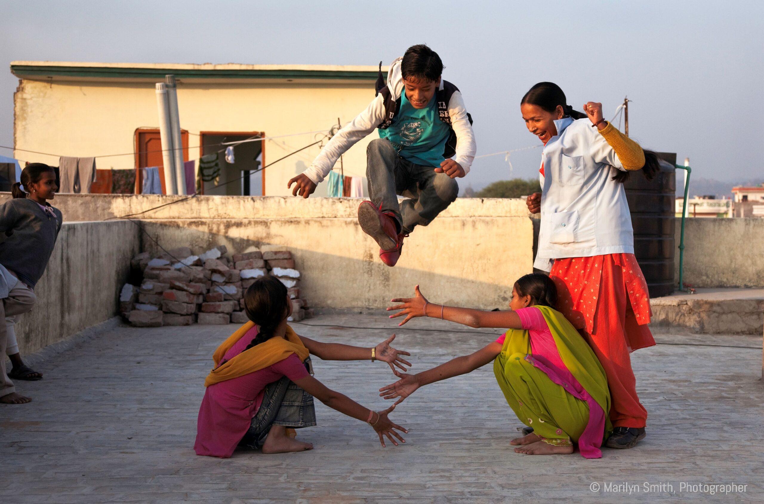 After schools games for kids in Janta Colony.