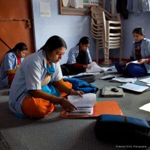 DIR HPs keeping records of the progress of the families they monitor.