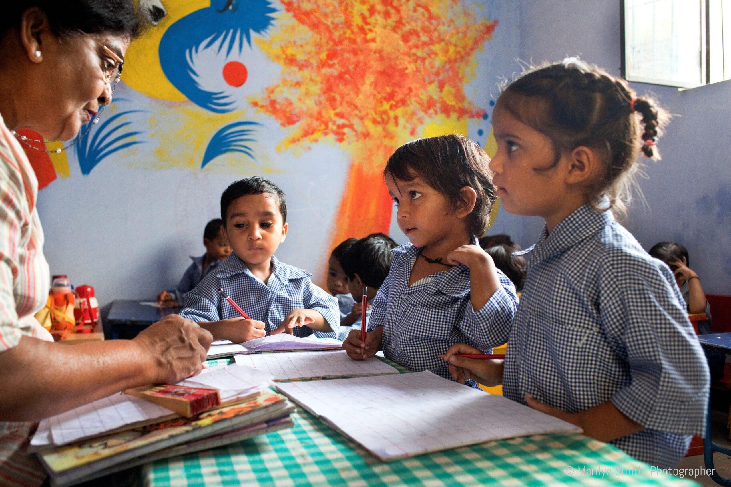 DIR also runs a school for children in Janta Colony.