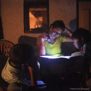 Power cuts in Janta Colony make it difficult for kids to stay on top of homework.